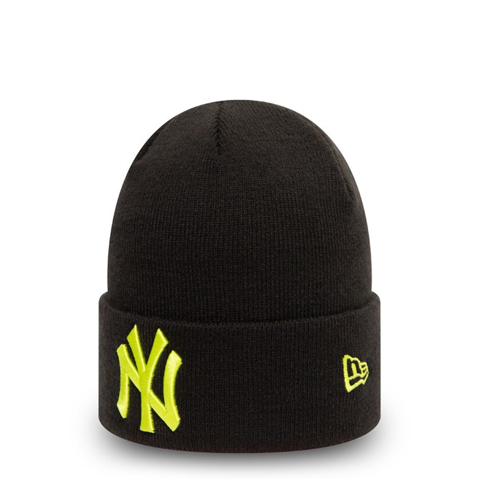 New York Yankees League Essential Cuff Pipohattu Mustat - New Era Lippikset Myynti FI-624879